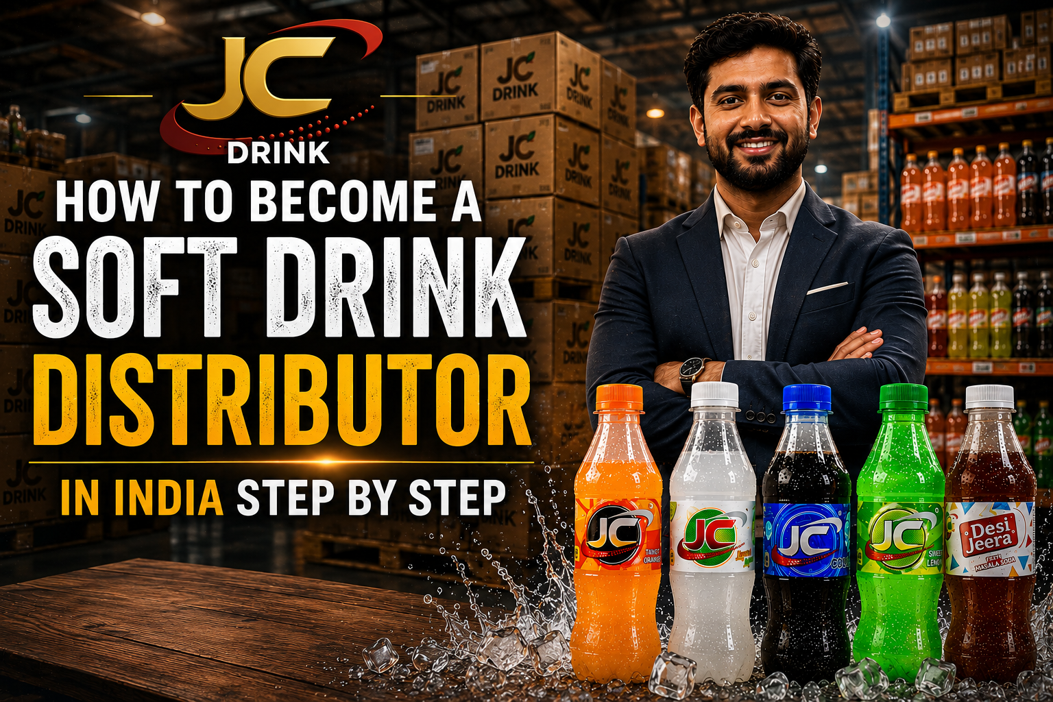 How to become a soft drink distributor in India - step by step guide for beverage distributor business